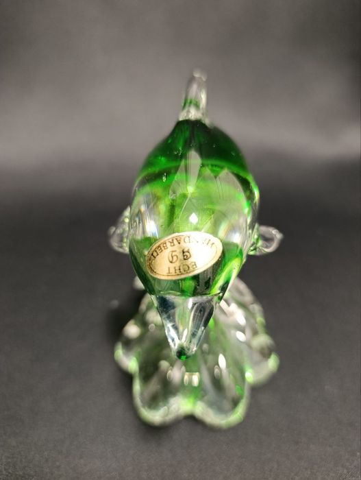 Kryształowa figurka delfina