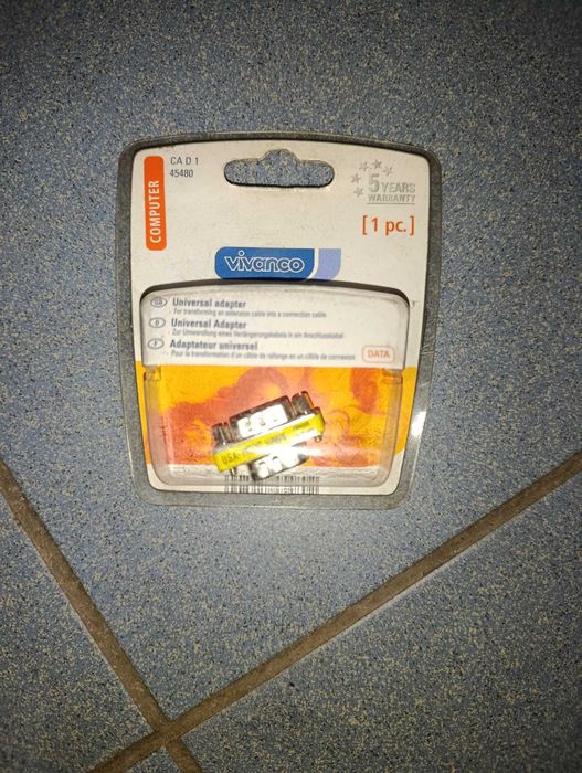 Adapter Vivanco – uniwersalna przejściówka DATA, nowy