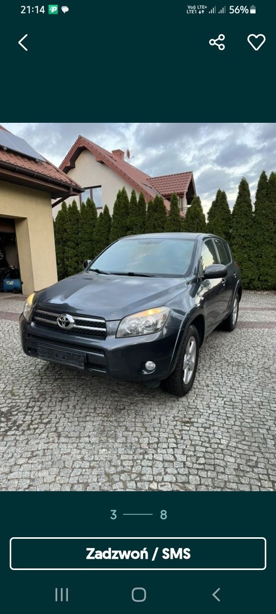 Samochód Toyota rav4 III