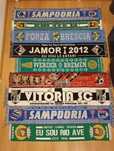 Cachecol clubes nacionais e internacionais futebol conquistas vintage