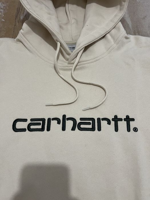 Sweat Carhartt Branca e Preta de Algodao Tamanho M