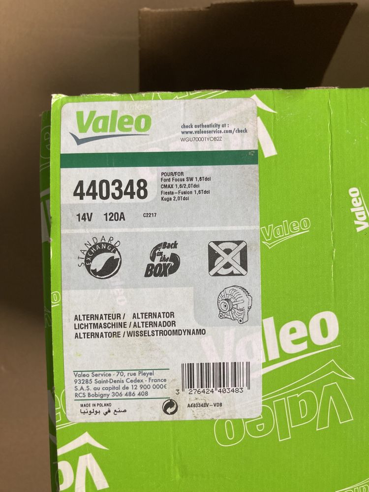 Alternator Ford Valeo