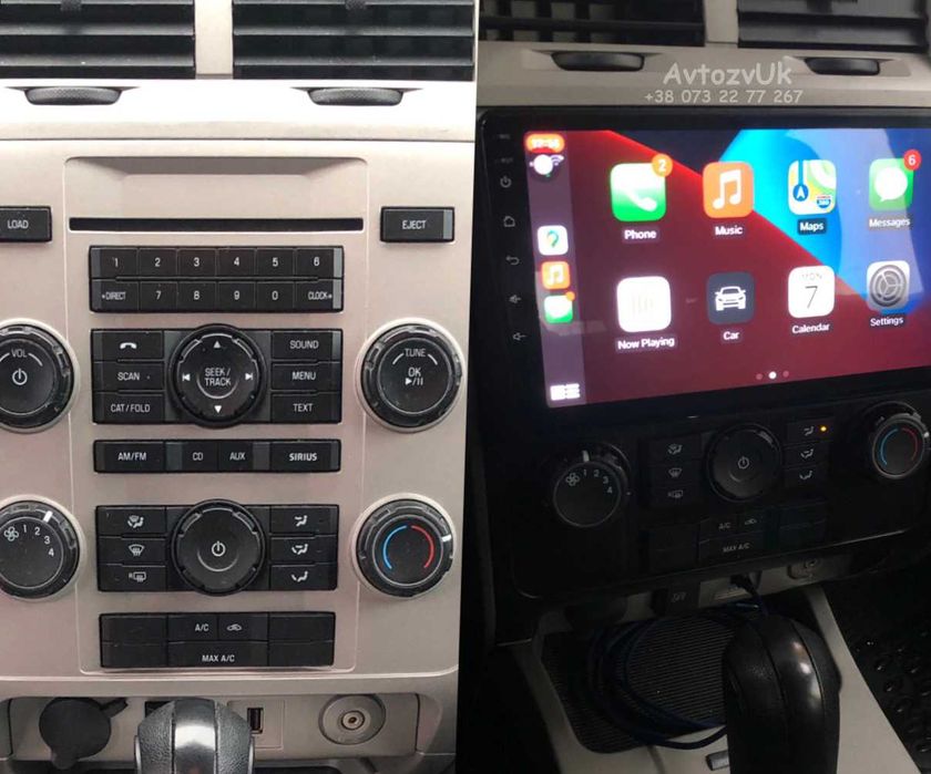 Магнитола F150 Ford ESCAPE RAPTOR Ф150 TV GPS 2 дин CarPlay Android 14