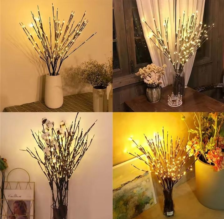 Lampki LED 20 Gałązka światełko 70cm