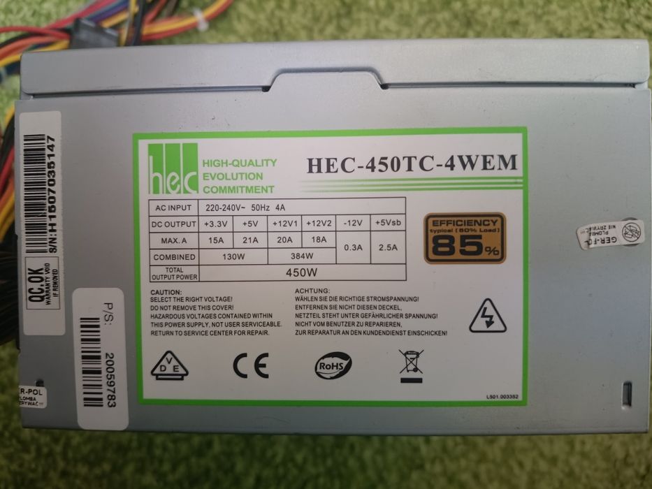 Zasilacz HEC-450TC-4WEM
