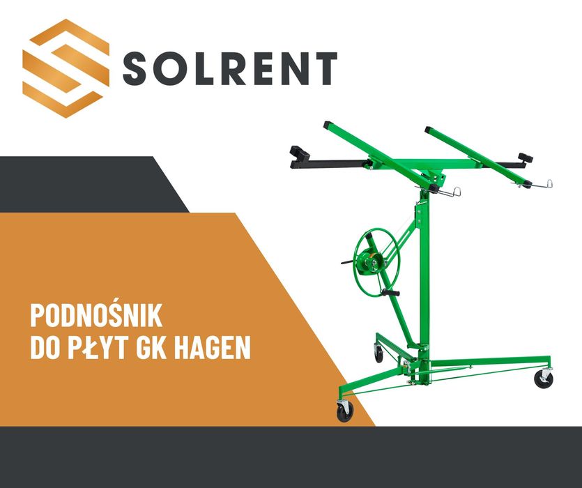 WYNAJMĘ Urządzenie do podnoszenia płyt / Podnośnik do płyt GK HAGEN