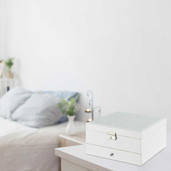 Szkatułka na biżuterię Etui pudełko organizer na biżuterię