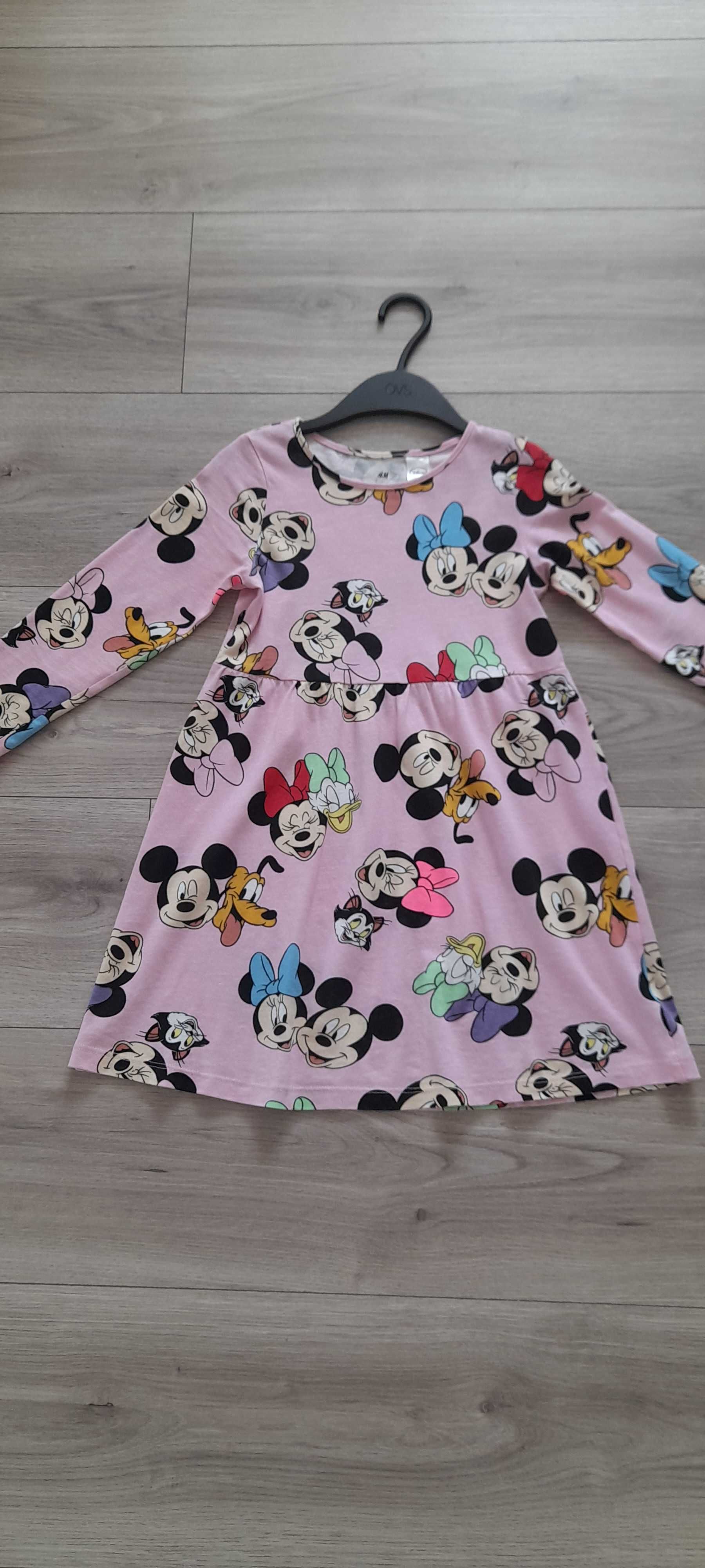 Sukienka H&M Disney Myszka Minnie Daisy dla dziewczynki rozm 110 / 116