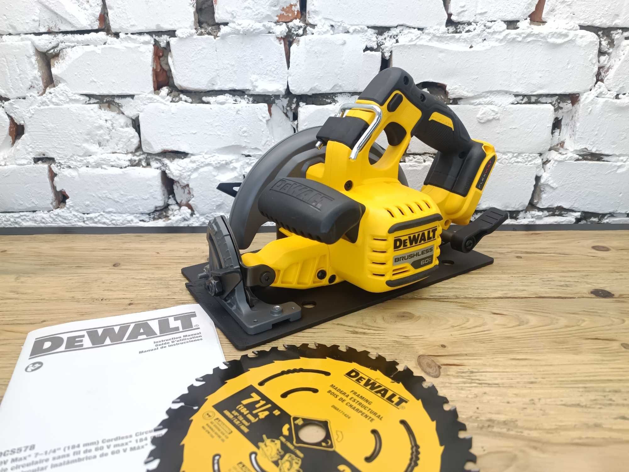 Циркулярна пила паркетка DeWALT FLEXVOLT 60v DCS578 з США Оригінал