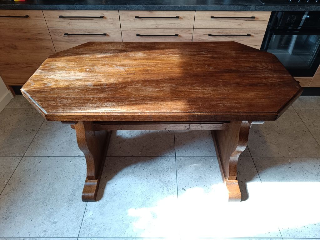 Stół drewniany dębowy dąb 140x80