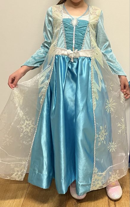 Sukienka Elsy Kraina Lodu, rozmiar 110–116 cm