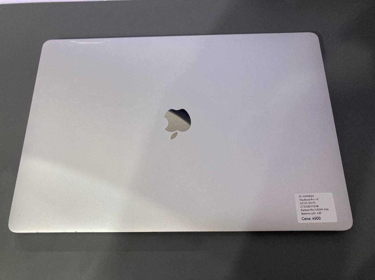 MacBook Pro 16" i7/32gb/Radeon Pro 5300M/512 GB 2019