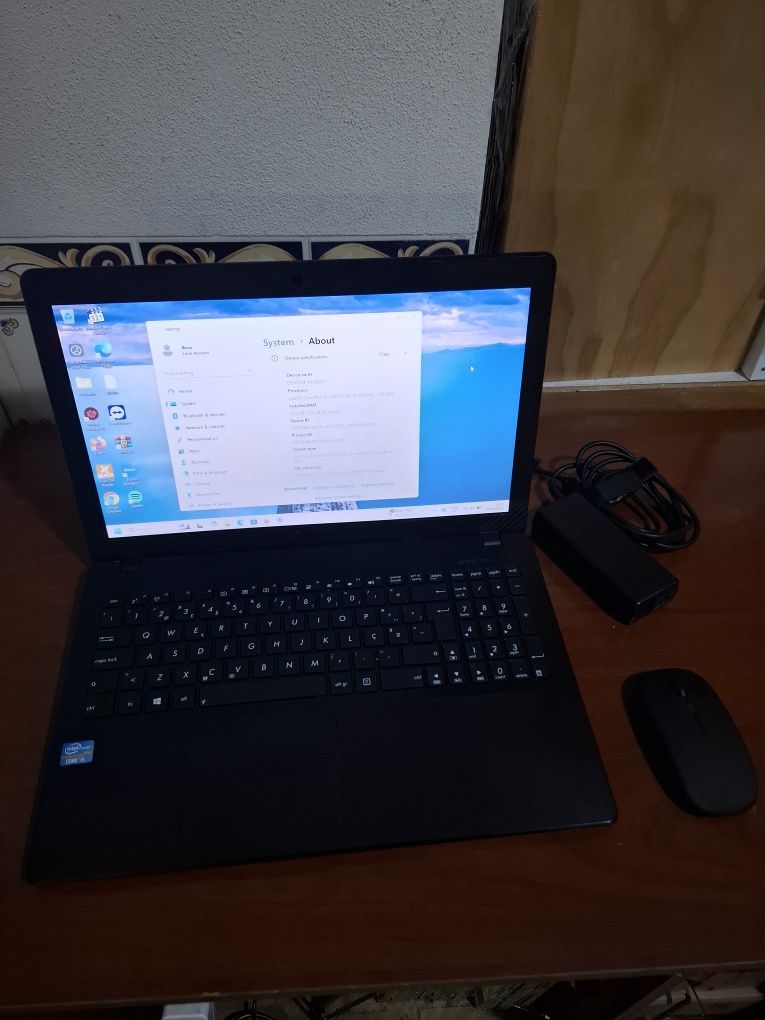 Asus Corei5 12gbram bateria nova disco ssd Windows 11
