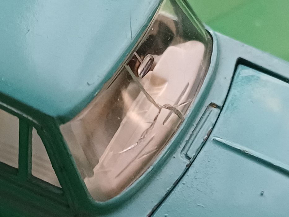 Модель авто СССР 1:43 "москвич-427". " Бирюзовый цвет"