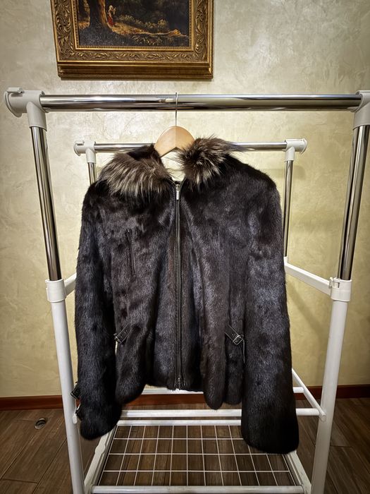 Норковая шуба короткая