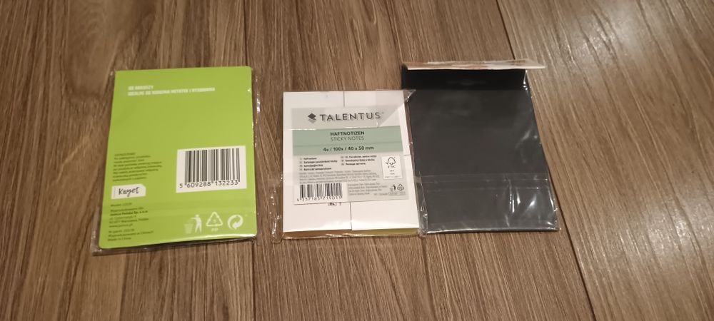 Zestaw karteczek samoprzylepnych nowe