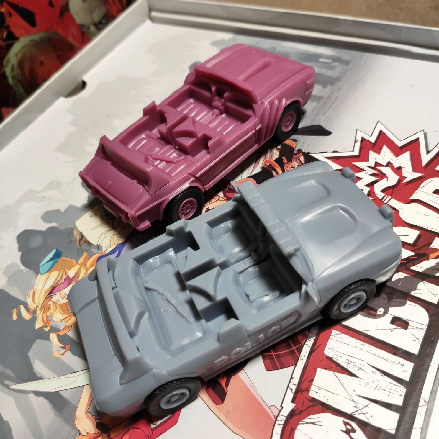 3D автівки для настільної гри Зомбіцид