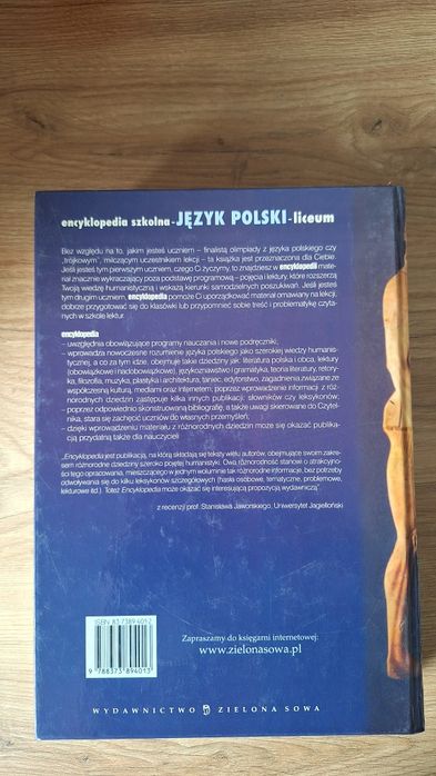 Encyklopedia szkolna język polski liceum