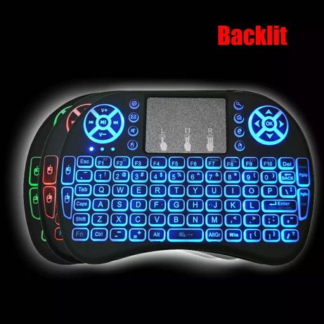 Блютуз Bluetooth клавиатура с подсветкой