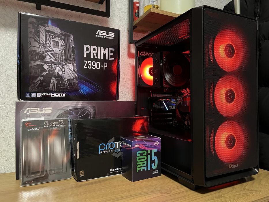 Игровой компьютер | i5 9400 | Asus GTX 1660 Ti | 16gb l ssd l