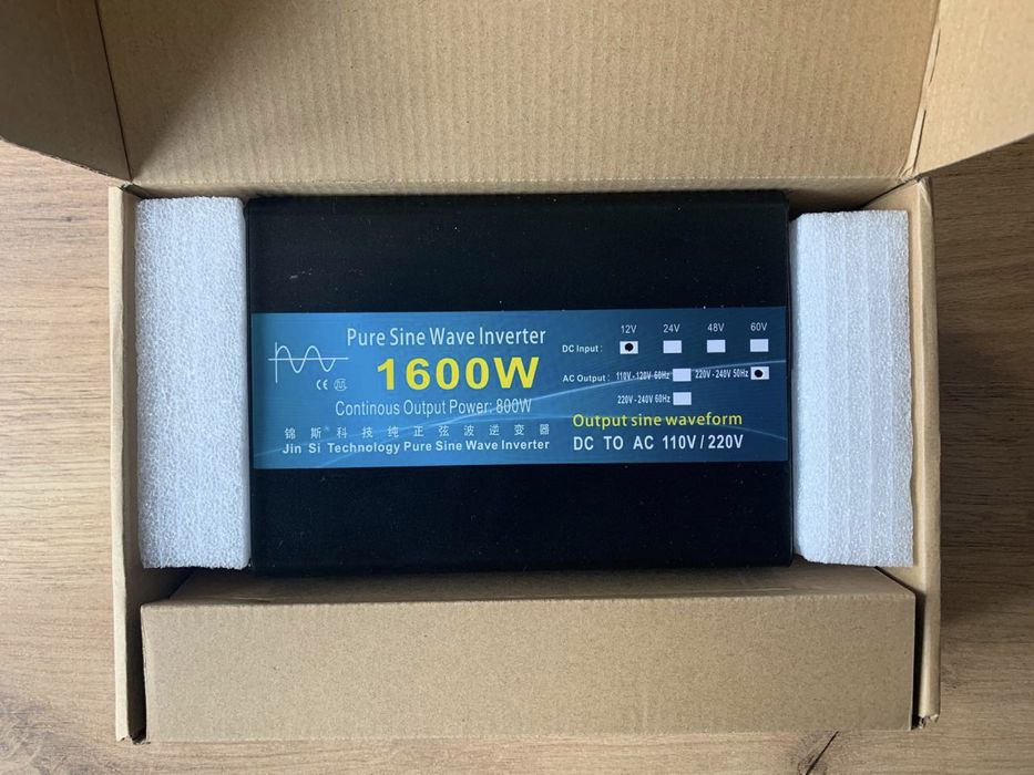 Інвертор 12-220V 1600W