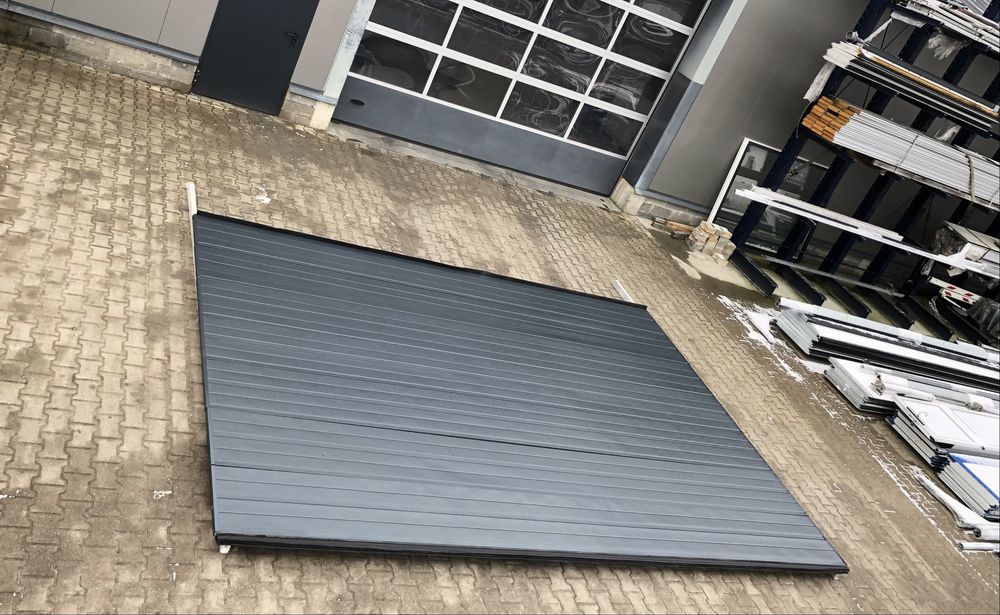 Brama 500 x 350 segmentowa garażowa przemysłowa przemysłowa rolowana