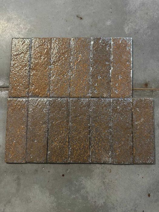 13 szt Tubądzin GOLDGREEN MIX dekor ścienny 220X72 mm