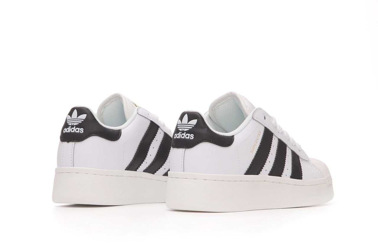 Женские кожаные кроссовки Adidas Superstar XLG Platform шкіряні адідас