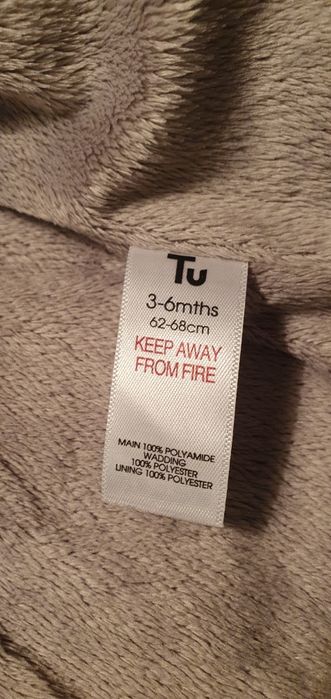 Kamizelka ciepła  czerwona r. 68