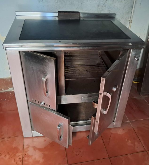 Fogao a lenha aco inox