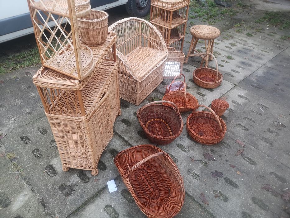 Sprzedam to co na fotce wszystko z ratanu