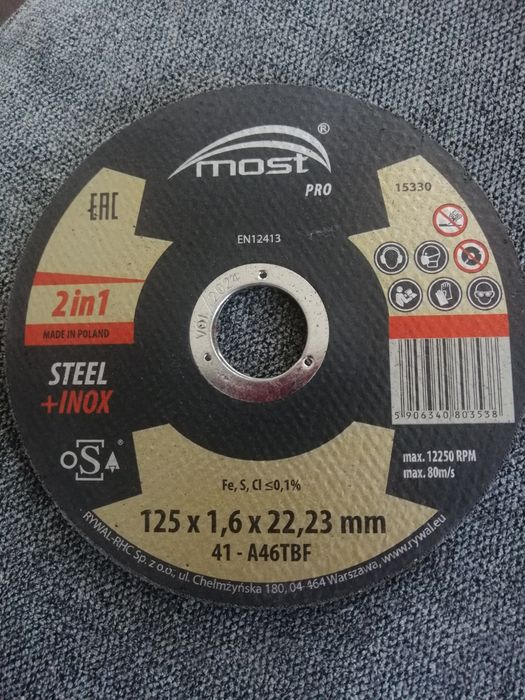 Tarcze, tarcza do cięcia MOST