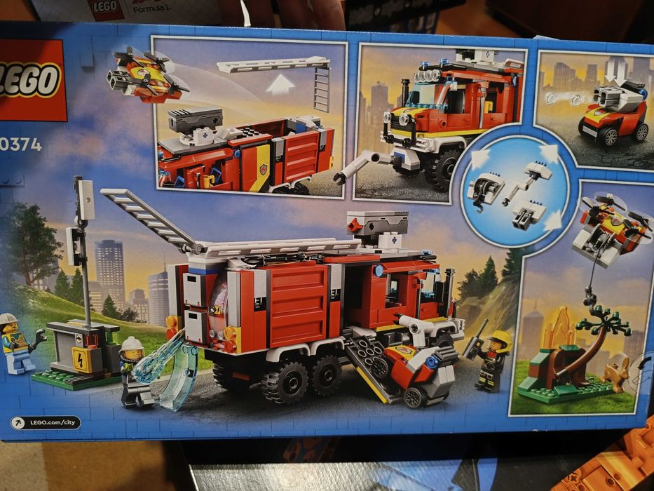 Lego Camião de Controlo de Incêndios 60374