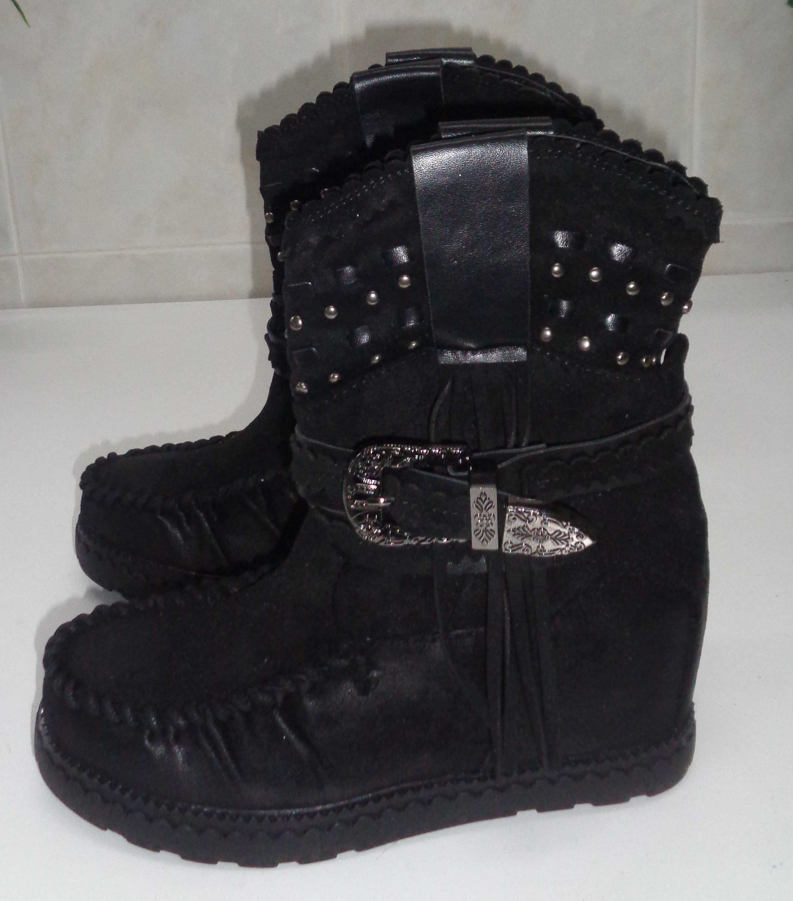 botas pretas 36 novas