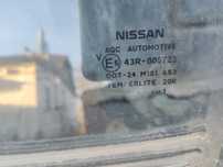Скло дверей заднє ліве Nissan Qashqai+2 j10+2 тоноване 2011 р.
