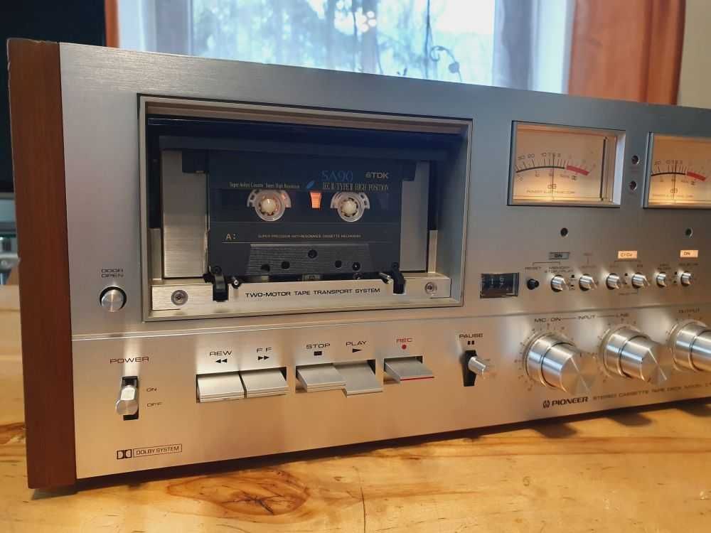 Deck Vintage! Magnetofon kasetowy PIONEER CT-F9191 | Wychyły! Drewno!