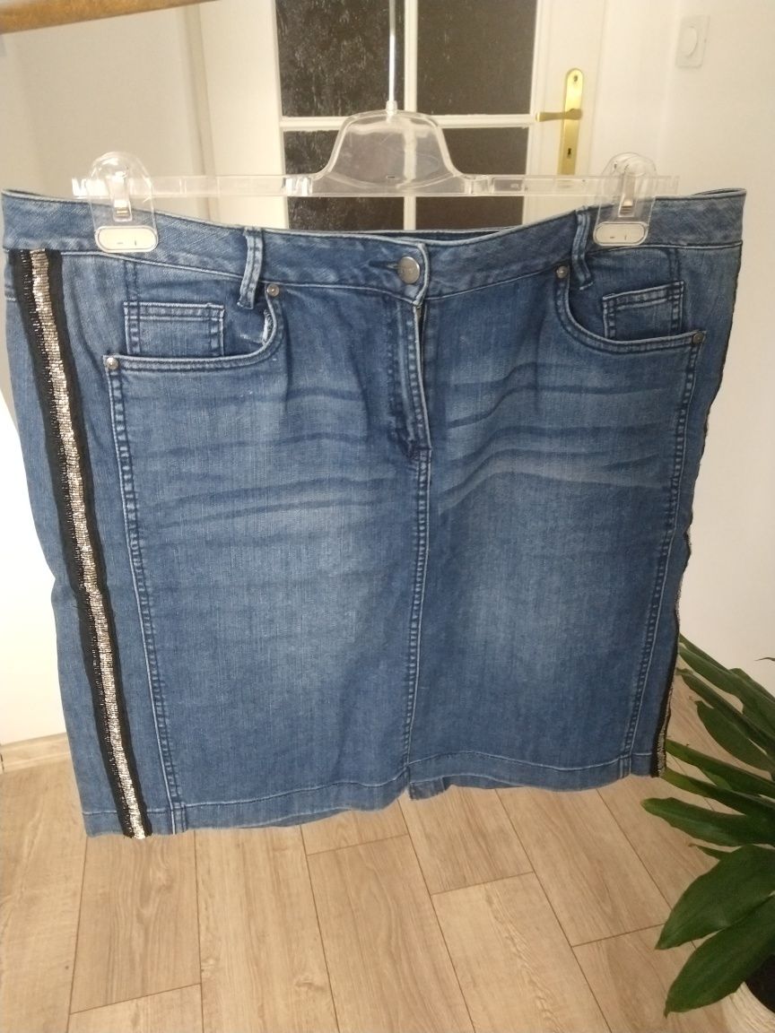 Charles Vögele spódniczka jeansowa  46 XXL xl