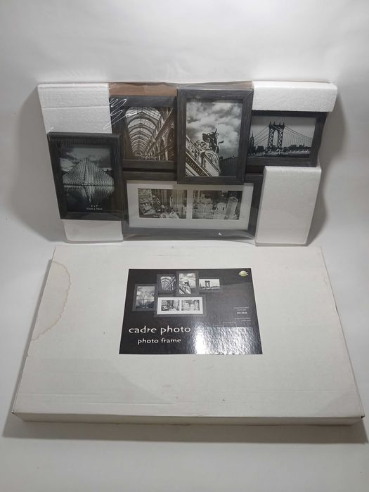 Molduras de parede em cinzento - De 6 fotografias - novo