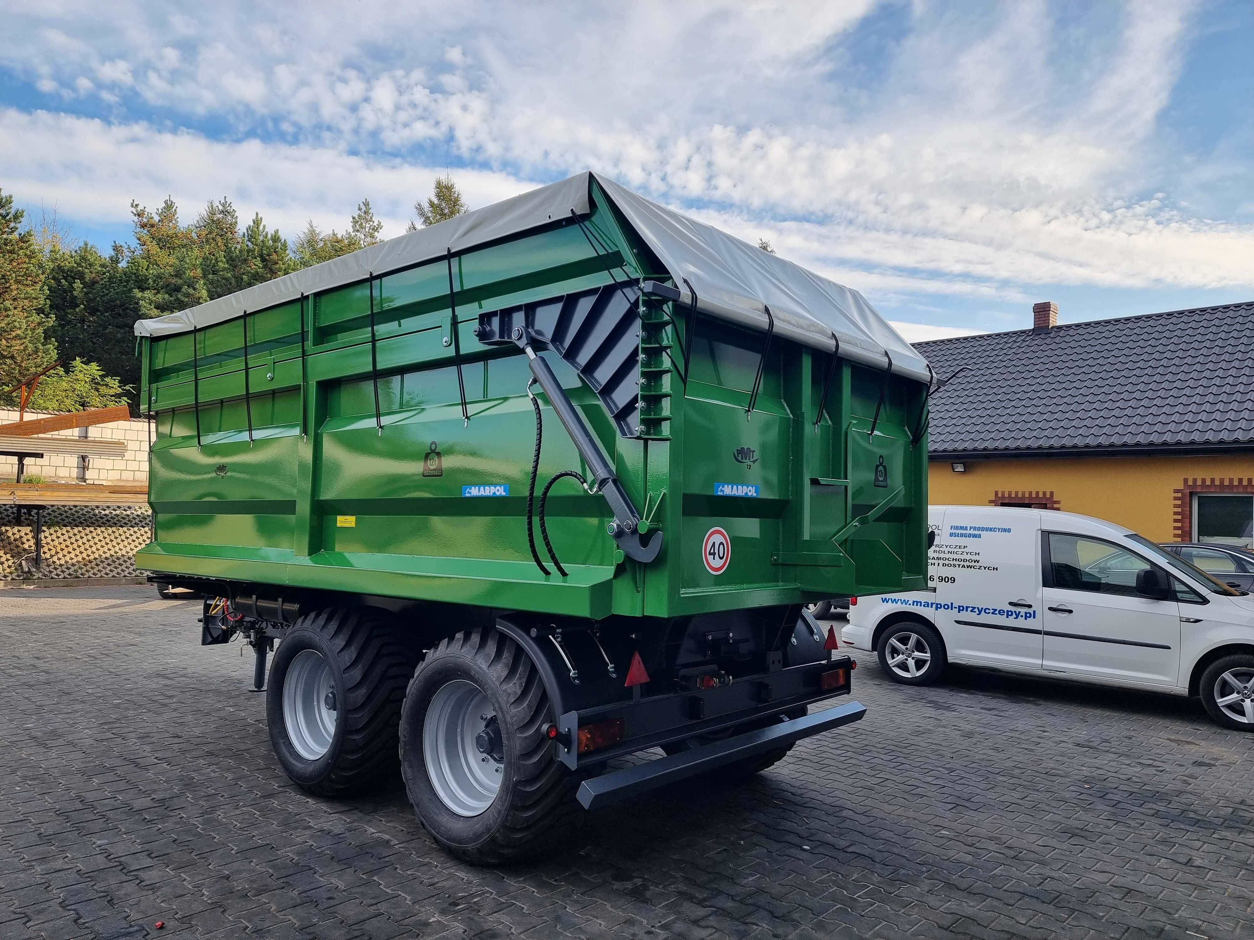 MARPOL -TRAILER Przyczepa tandem skorupa 12 ton