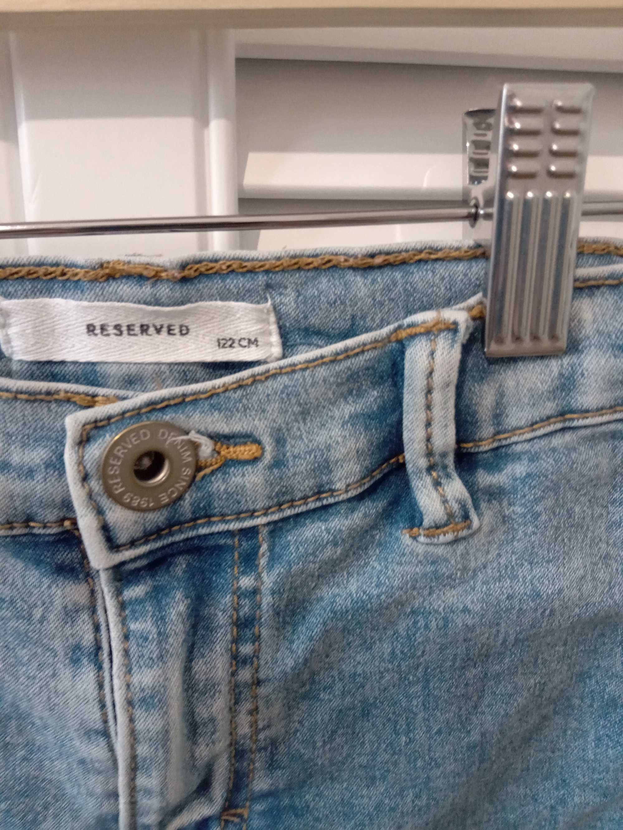 Reserved 122 jegginsy jeansy