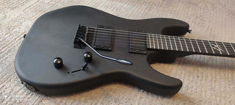 Gitara elektryczna Harley Benton HWY-25 BKS superstrat + SETUP!