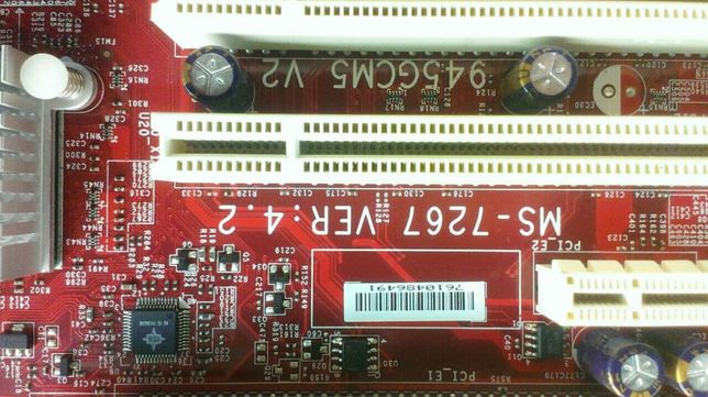Материнская плата MS-7267 ver 4.2 MSI 945GCM5 V2 материнка s775 DDR2*2
