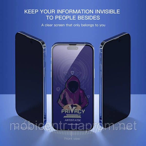 Захисне скло Privacy, Антишпион, Samsung A15 та інші!