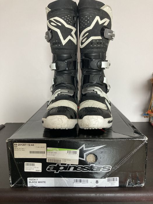 Buty motocyklowe cross/enduro Alpinestars Tech7. Rozm 42