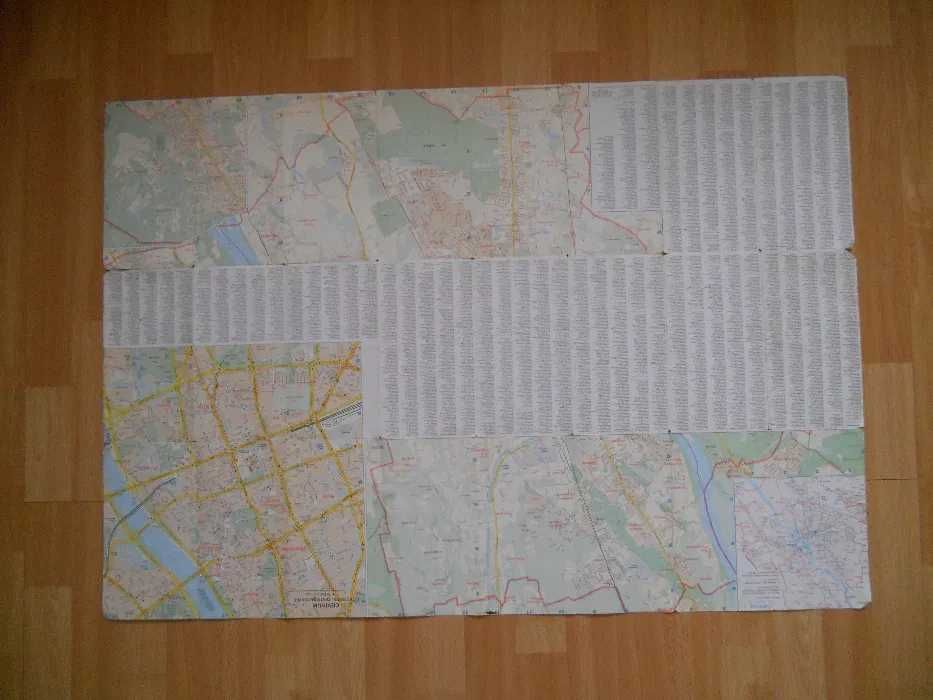 Plan Warszawy z 1999 r. - mapa Warszawa, 1:26 000, Demart, stary plan