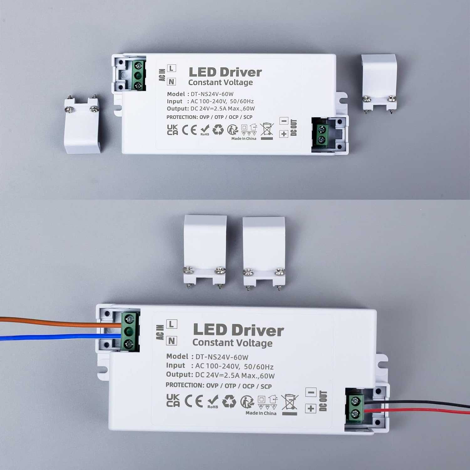 Zasilacz do LED REYLAX 24V 60W 2.5A przetwornik transformator AC DC