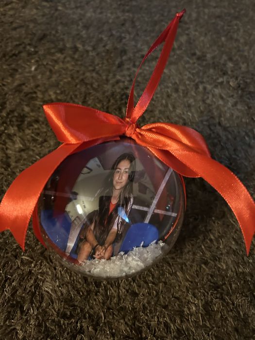 Bola Natal Acrilico Diametro 10 cm