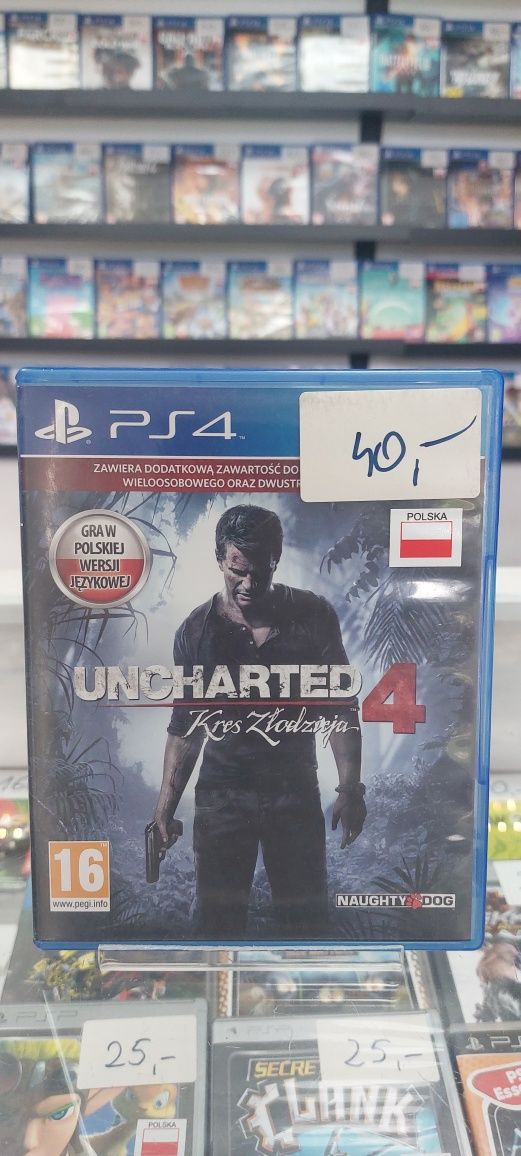 Uncharted 4 Kres Złodzieja - PS4