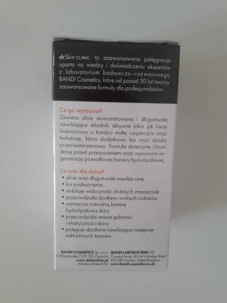 Odmładzający krem do twarzy Booster nawilżanie dr Skin Clinic