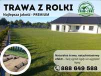 40m² trawy z rolki+transport – plantacja